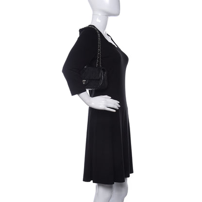 Chanel Deerskin Quilted East West Flap Black 2 of 10