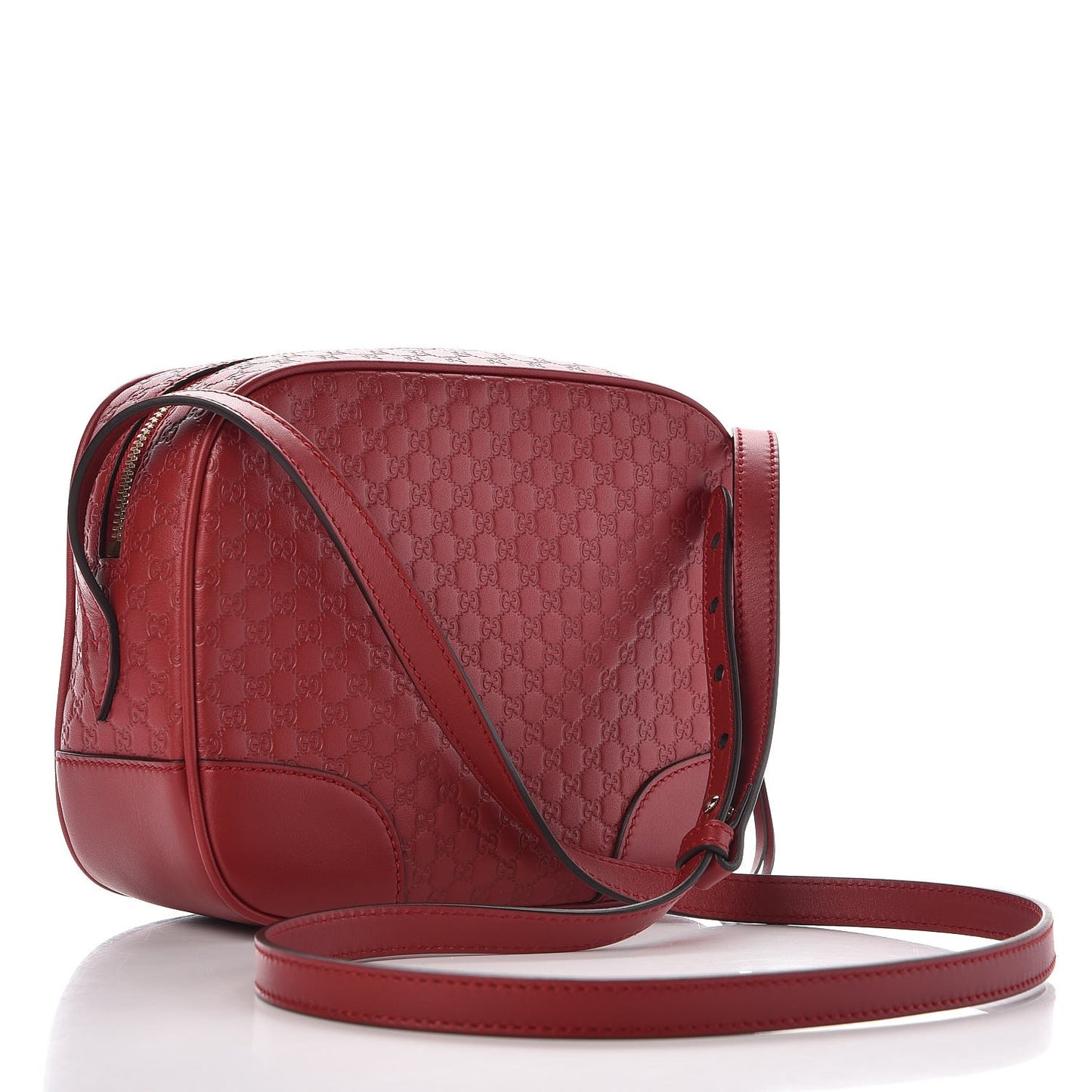 Microguccissima Mini Bree Messenger Bag Red