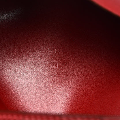 Hermes Box MC2 Fleming Checkbook Holder Wallet Rouge H 7 of 9