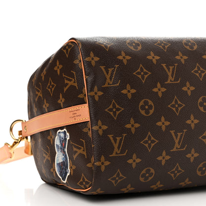Louis Vuitton Monogram World Tour Speedy Bandouliere 30 9 of 10