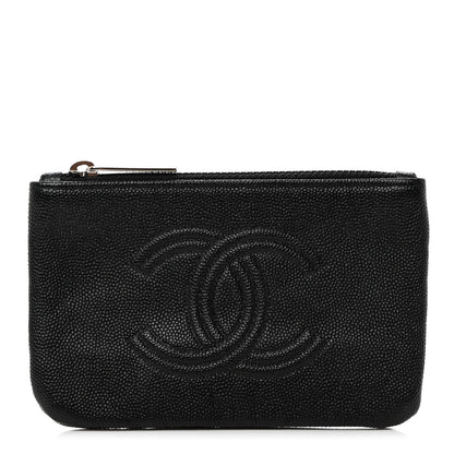 Chanel Caviar Timeless CC Small Pouch Black 1 of 7