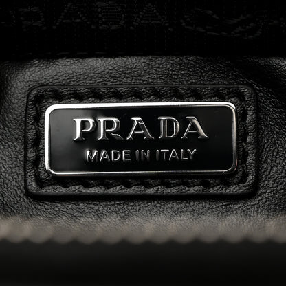 Prada Spazzolato Small Brique Crossbody Bag Black 6 of 10