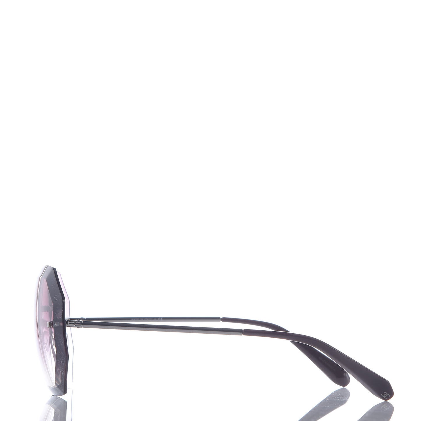 Metal Spring Round Sunglasses 4220 Pink