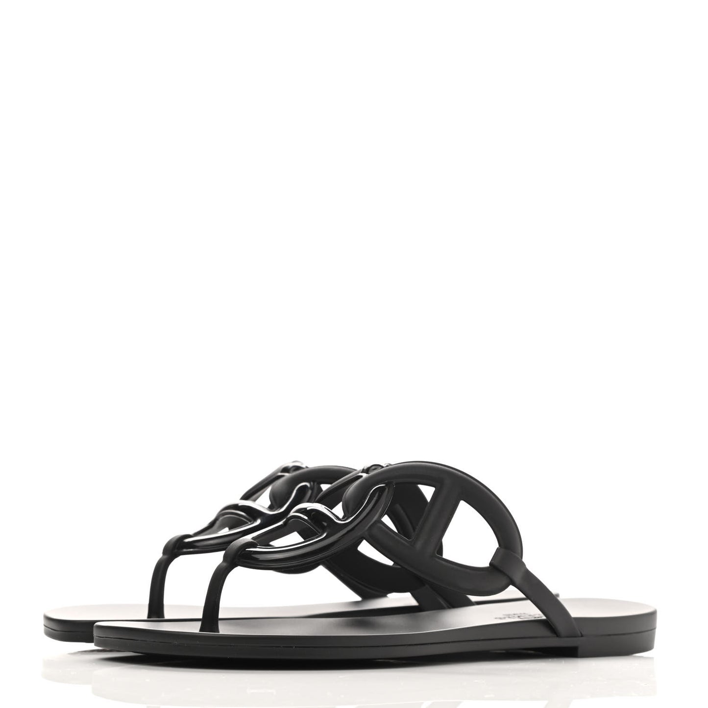 Rubber Womens Egerie Sandals 36 Black
