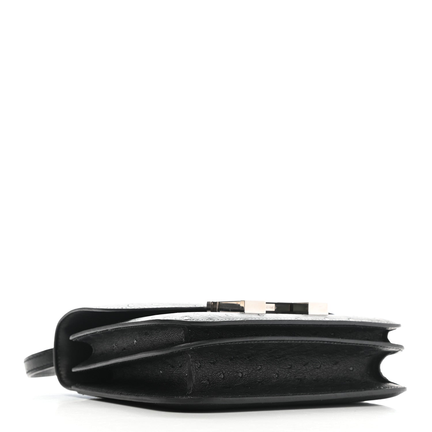 Hermes Ostrich Constance 18 Black 4 of 12