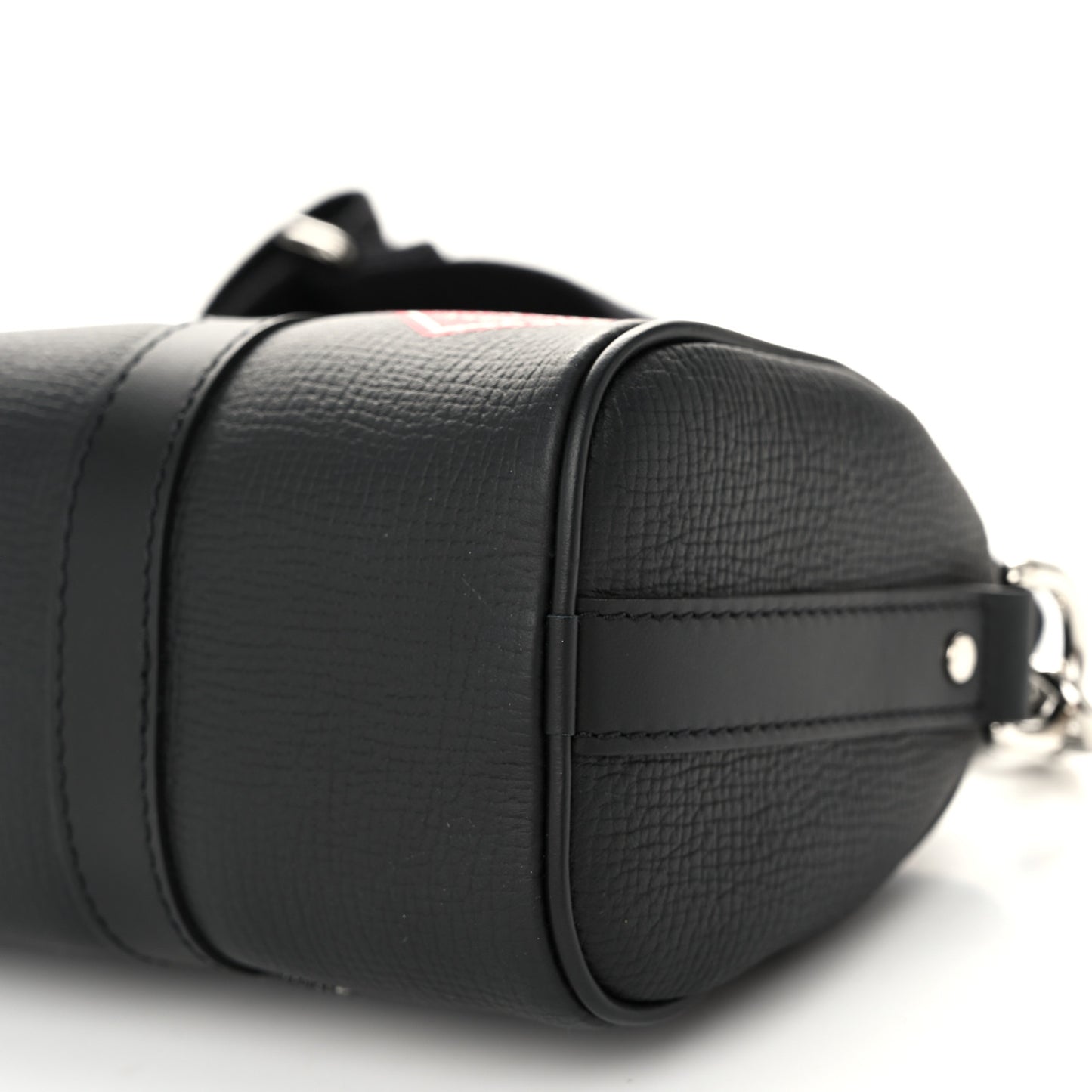 X NIGO Taurillon Monogram Denim Drip Keepall XS Black