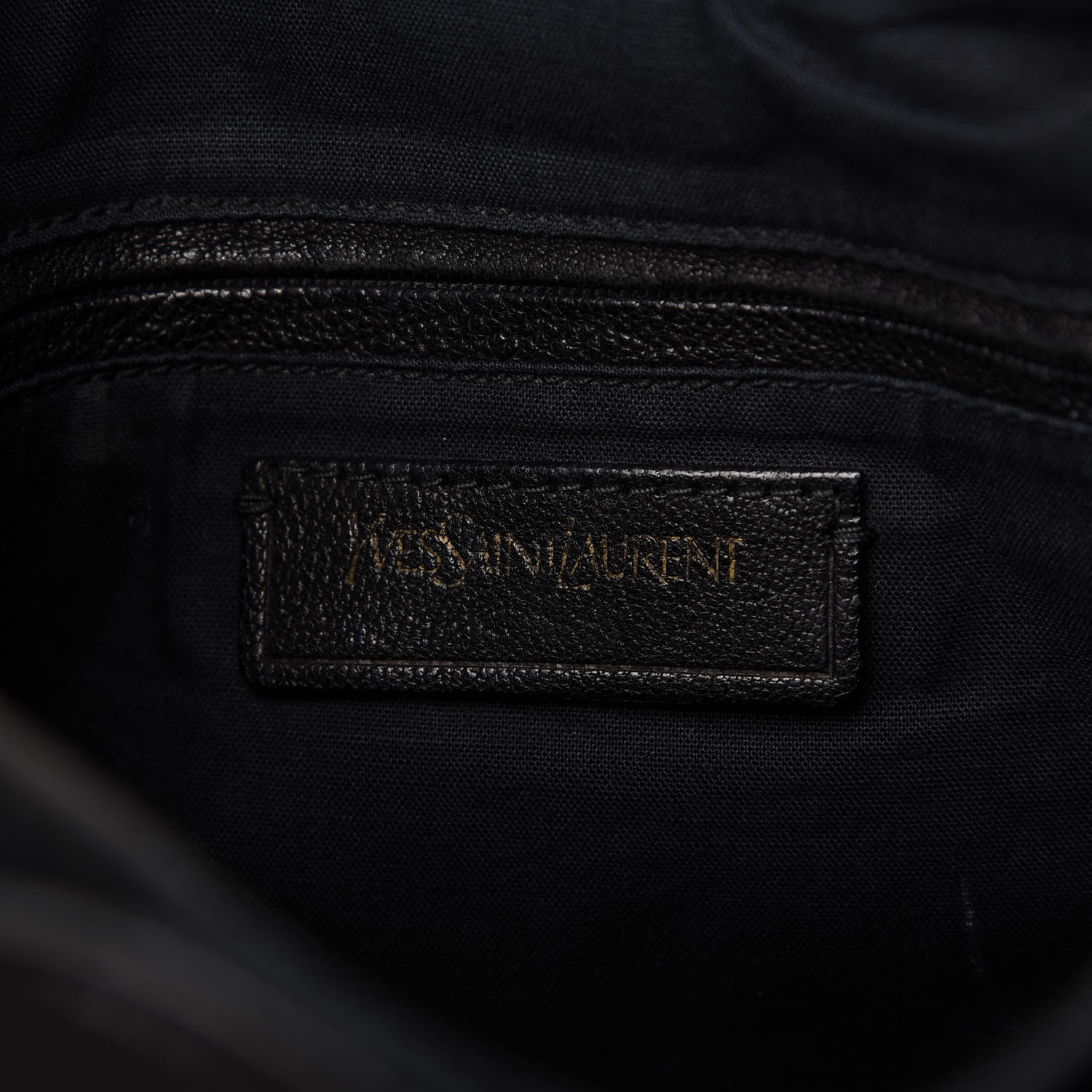 Saint Laurent Sheepskin Medium Chyc Shoulder Bag Black 8 of 15