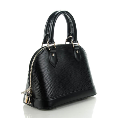 Louis Vuitton Epi Alma BB Black 3 of 8