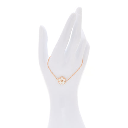 Van Cleef & Arpels 18K Rose Gold Mother Of Pearl Lucky Spring Plum Blossom Bracelet 2 of 7