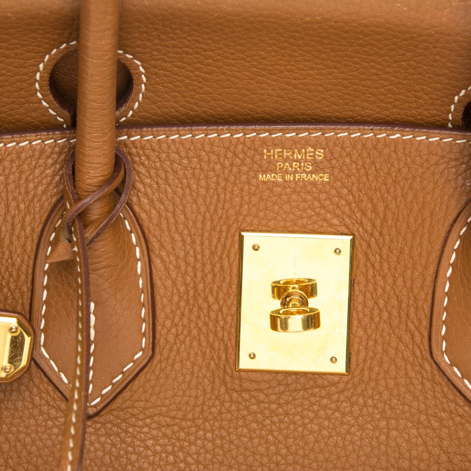 Hermes Taurillon Clemence Birkin 30 Gold 10 of 30