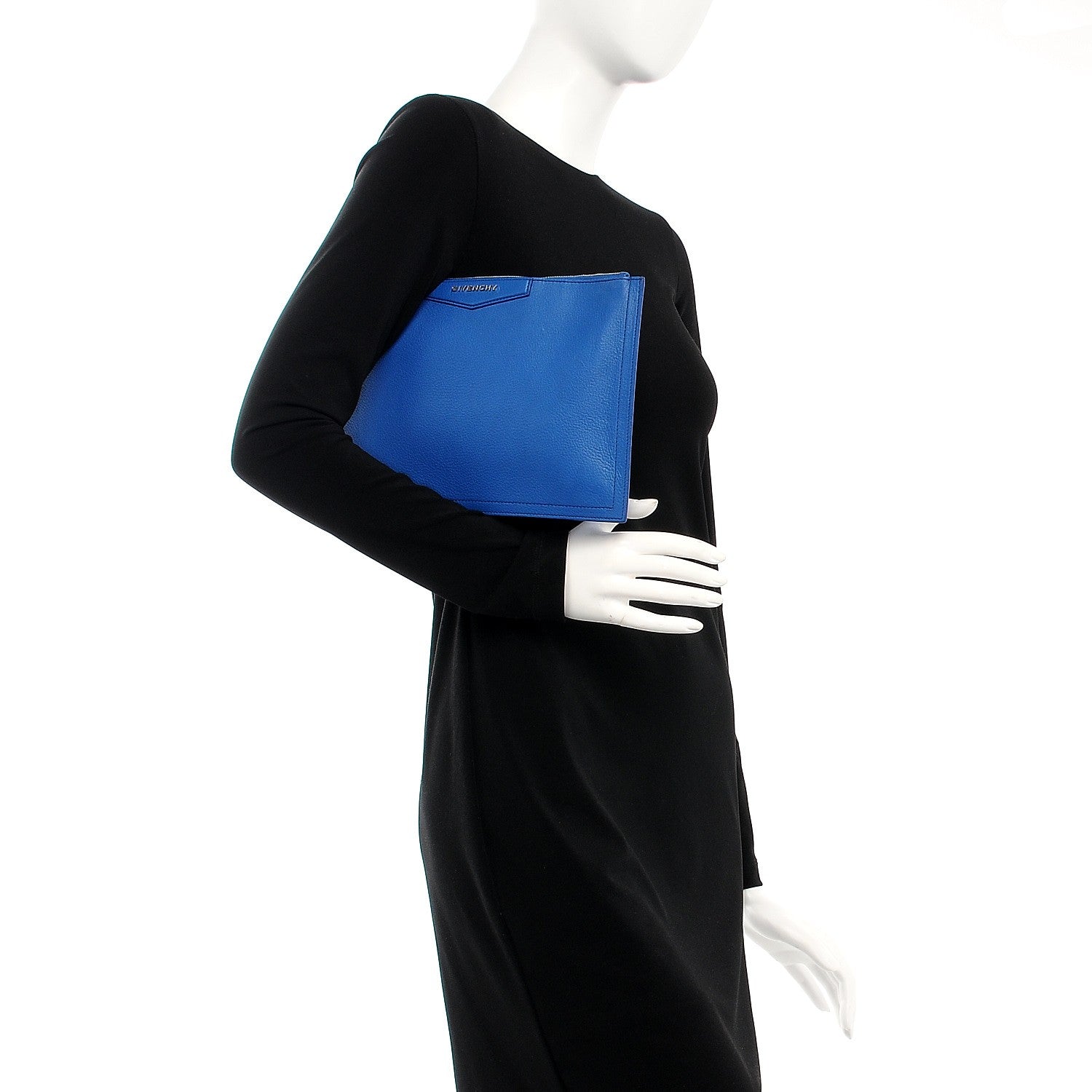 Givenchy Sugar Goatskin Medium Antigona Pouch Indigo Blue 2 of 7