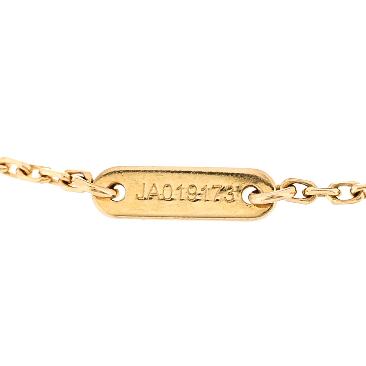 18K Yellow Gold Mother of Pearl Sweet Alhambra Bracelet