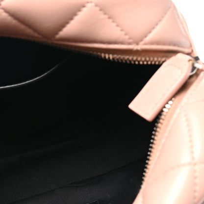 Saint Laurent Calfskin Y Quilted Monogram Small Loulou Camera Pale Pink 5 of 10