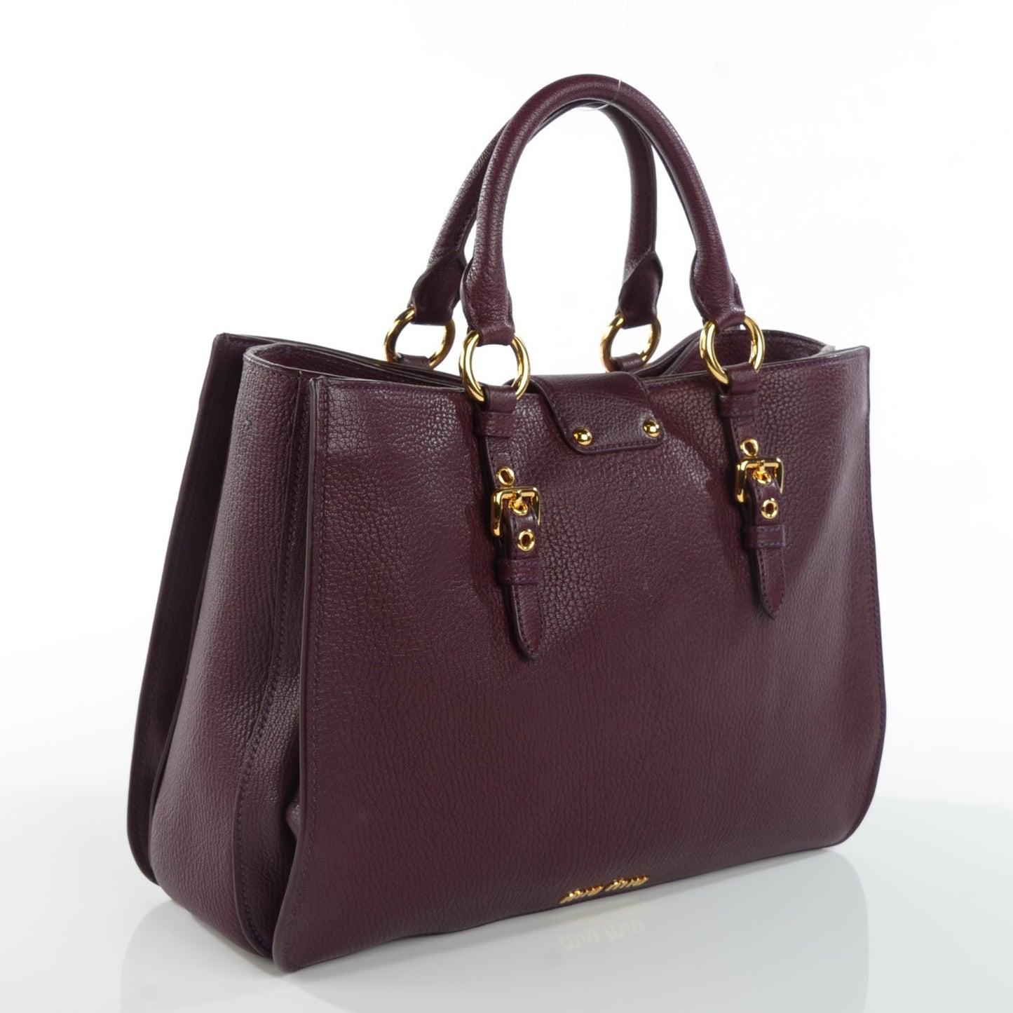 Goatskin Madras Tote Ribes