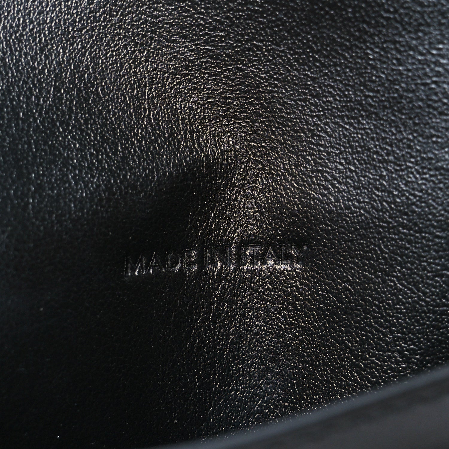 Celine Smooth Calfskin Biker Wallet On Chain Black 7 of 8