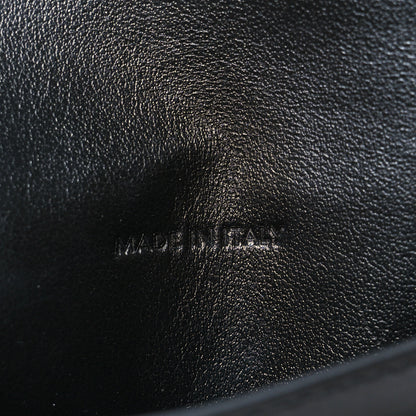 Celine Smooth Calfskin Biker Wallet On Chain Black 7 of 8
