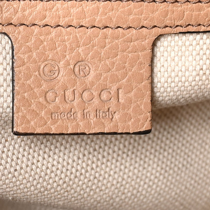 Gucci Dollar Calfskin Medium Soho Top Handle Satchel Camelia 6 of 10
