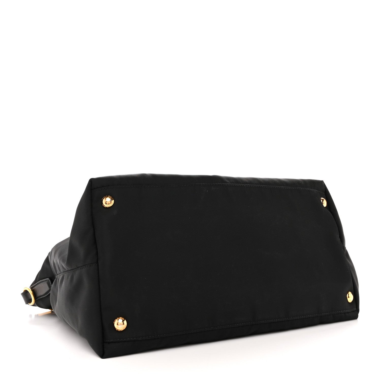 Prada Tessuto Nylon Saffiano Tote Black 4 of 15