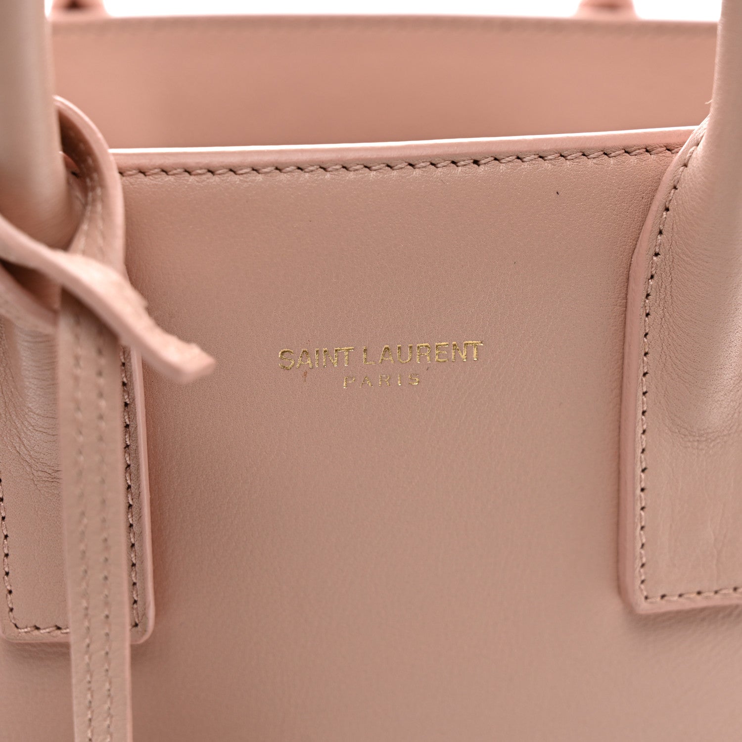 Saint Laurent Calfskin Nano Sac De Jour Pale Pink 7 of 12