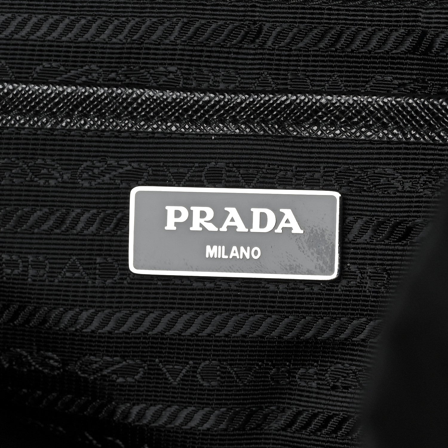 Prada Re-Nylon Saffiano Medium Backpack Black 7 of 9