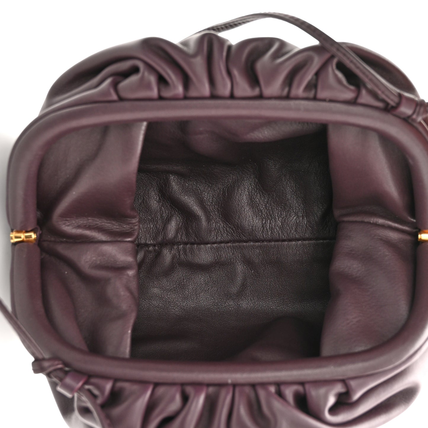 Butter Calfskin The Mini Pouch Grape