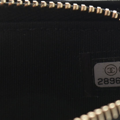 Chanel Caviar Quilted CC Filigree Clutch With Chain Black 8 of 13