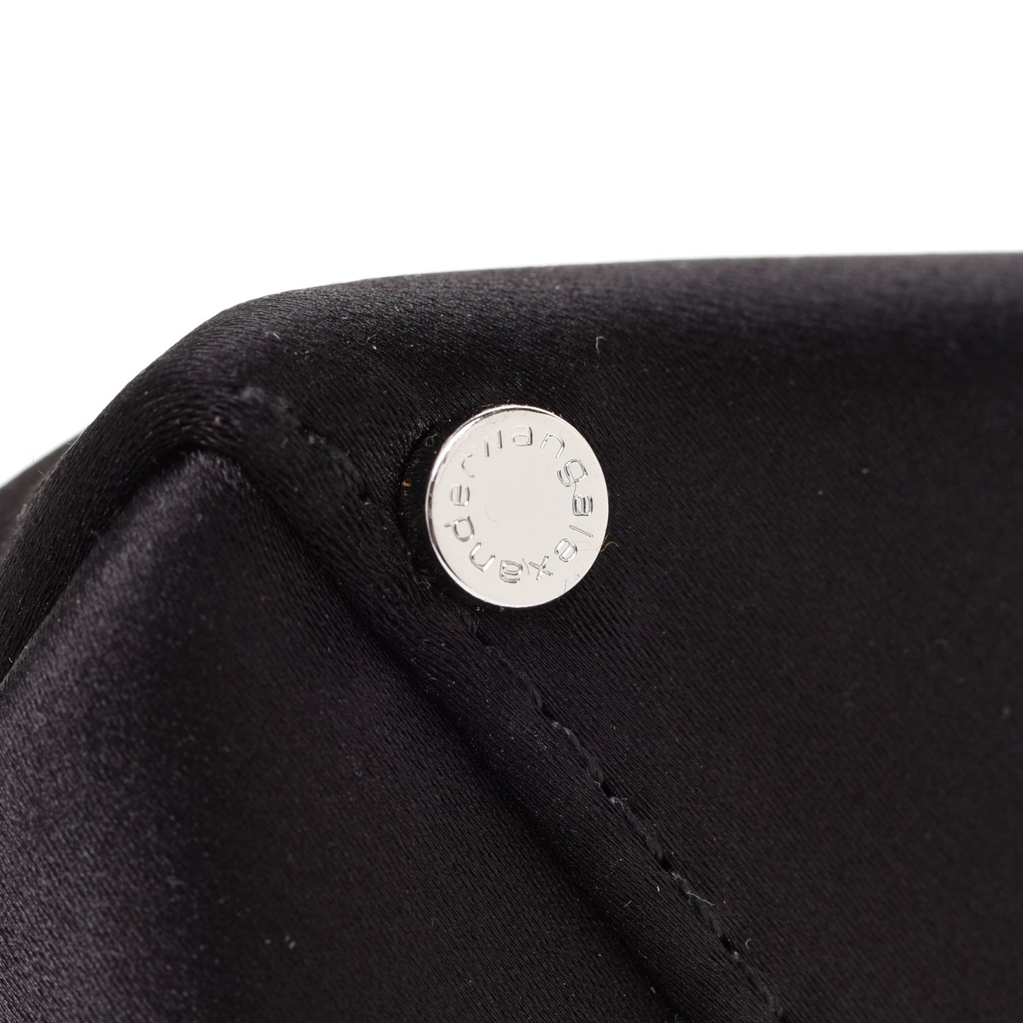 Satin Lunch Bag Clutch Black