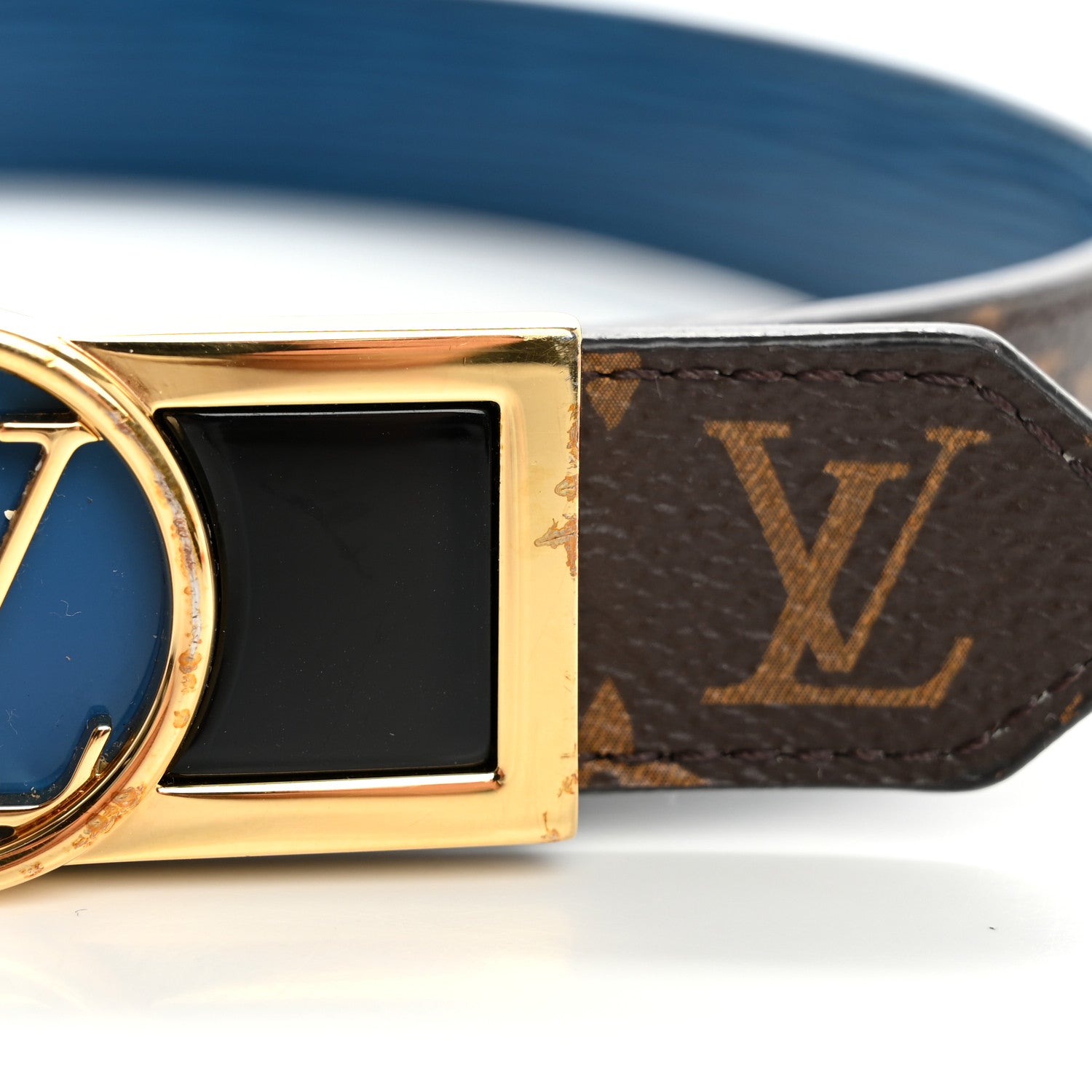 Louis Vuitton Monogram Epi Enamel 25mm LV Belt 80 32 Toledo 6 of 8
