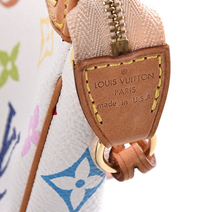 Louis Vuitton Monogram Multicolor Pochette Accessories White 8 of 11