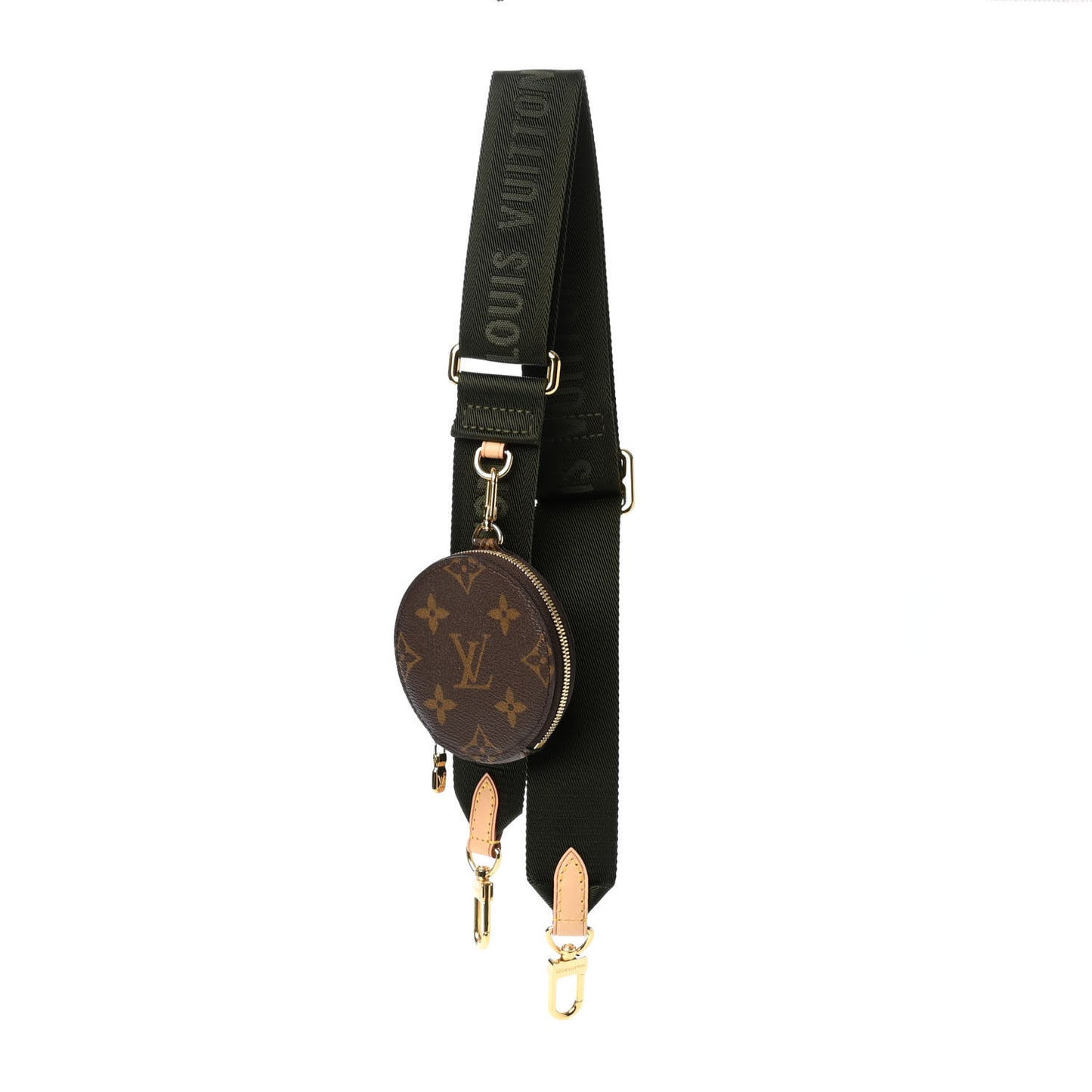 Monogram Multi Pochette Accessories Bandouliere Shoulder Strap Kaki