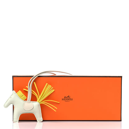 Hermes Milo Lambskin Grigri Rodeo Horse Bag Charm PM Vert Fizz Lime Craie 4 of 4