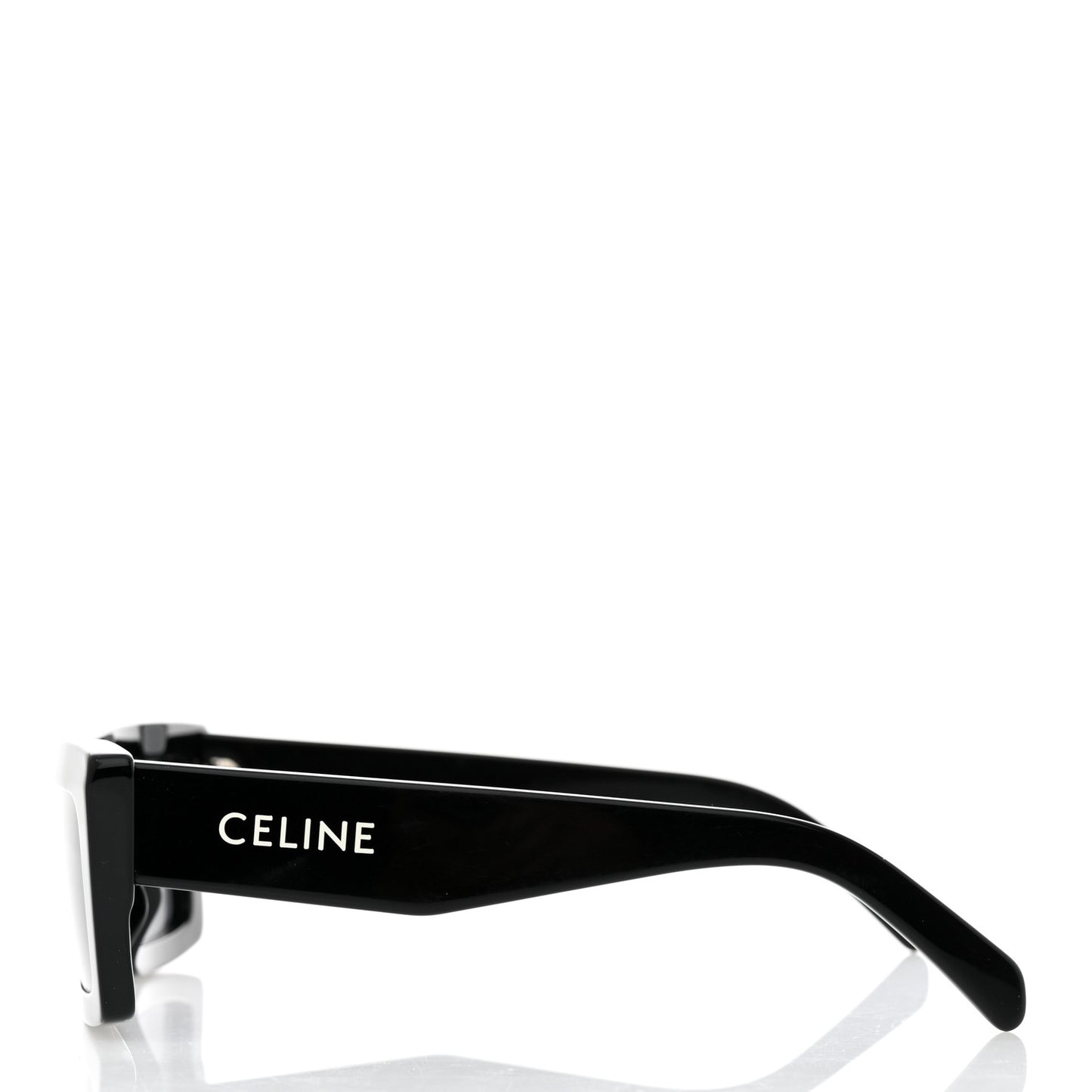 Acetate Monochroms Square Sunglasses CL40214U Black