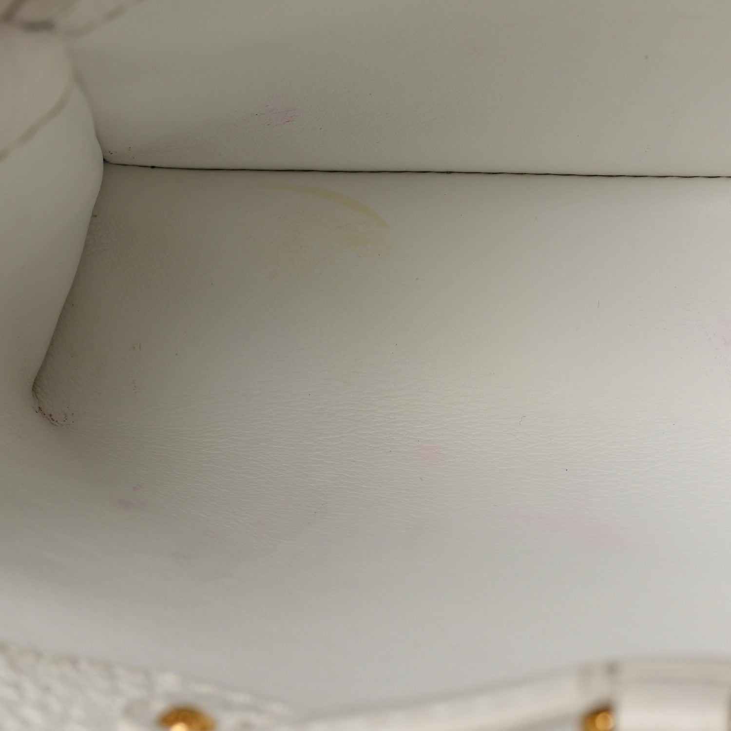 Louis Vuitton Hanami Taurillon Capucines BB White Multicolor 10 of 14