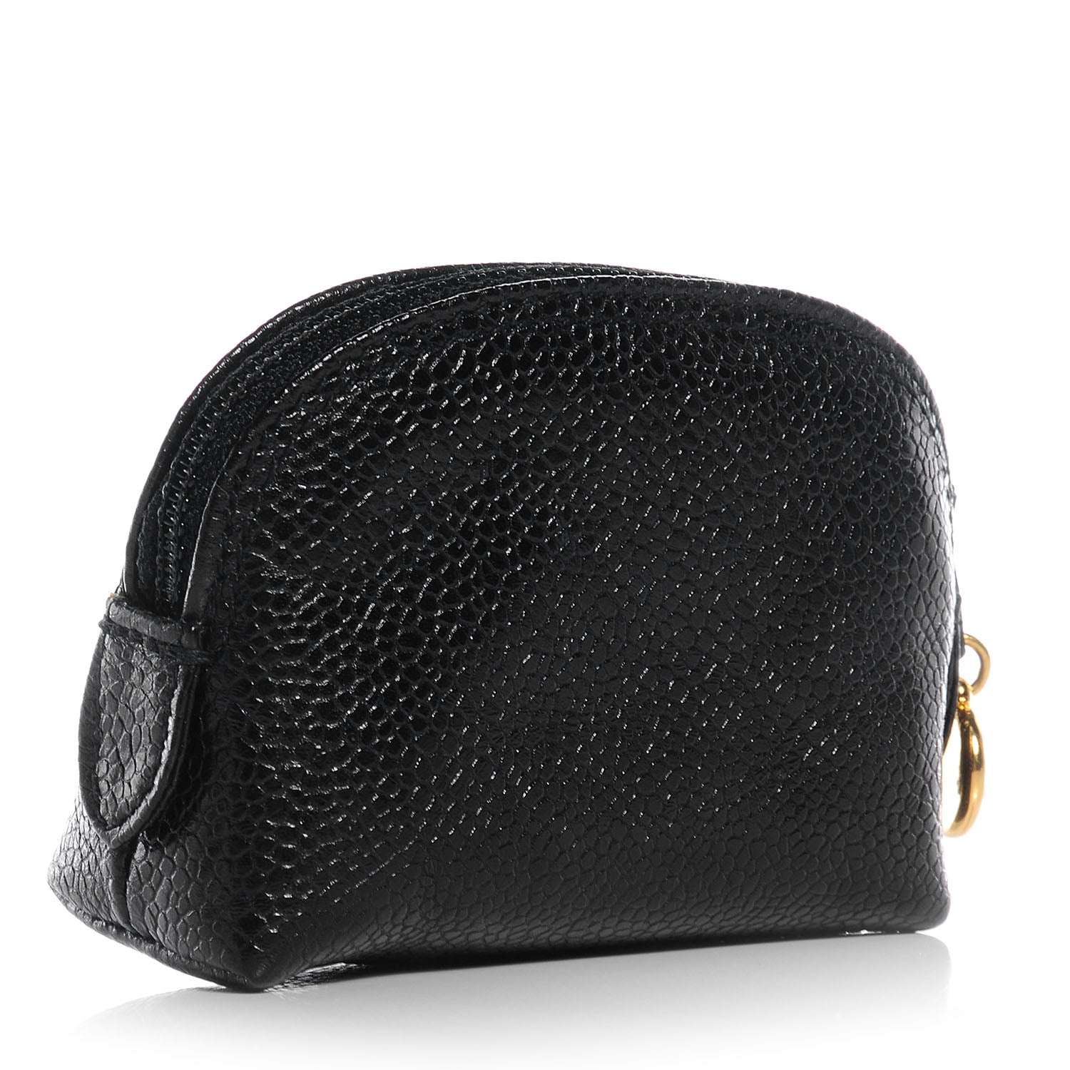 Chanel Caviar CC Coin Purse Black 3 of 9