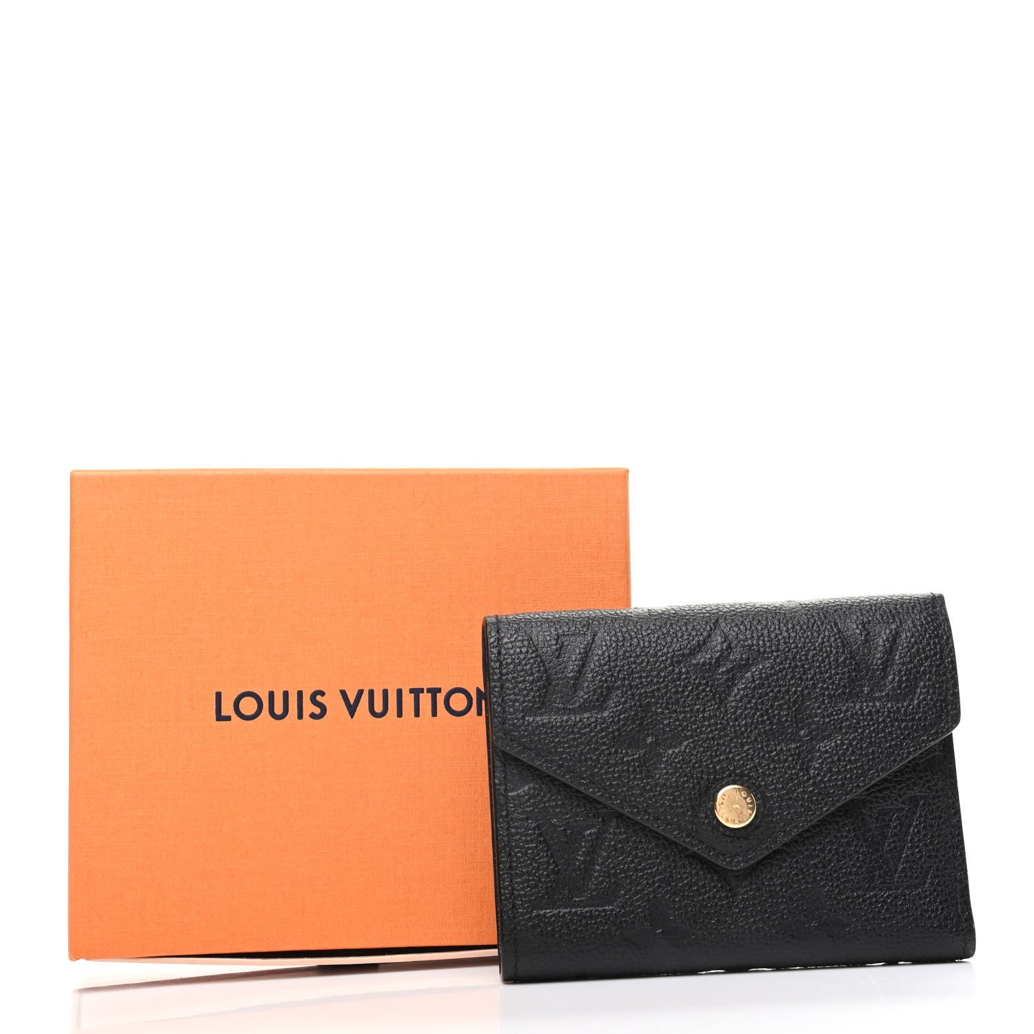 Louis Vuitton Empreinte Victorine Wallet Black 7 of 7