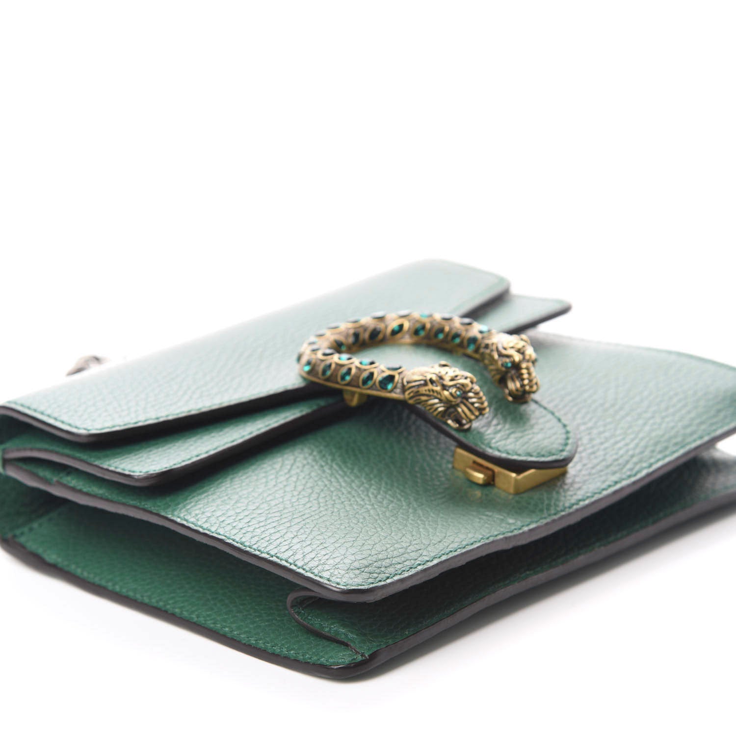 Gucci Calfskin Mini Dionysus Shoulder Bag Emerald 6 of 10