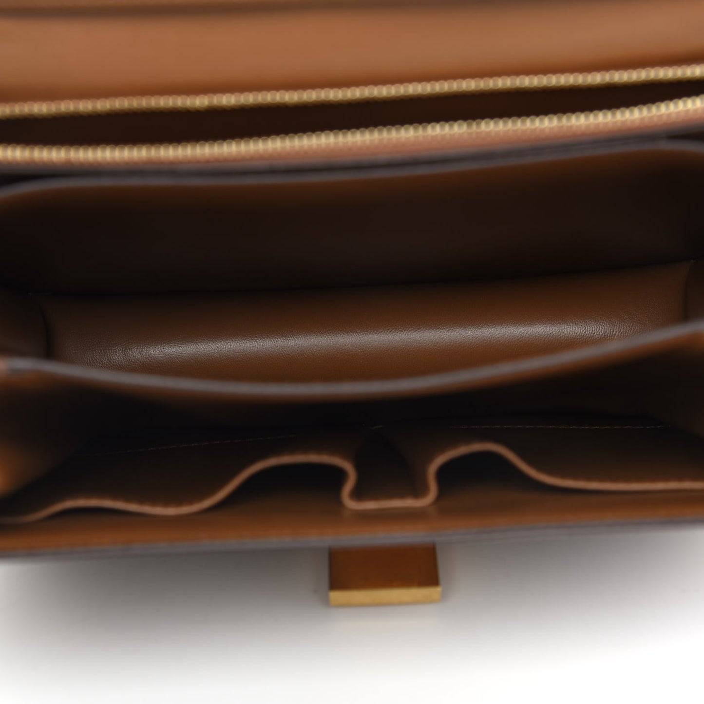Box Calfskin Medium Classic Box Flap Bag Camel