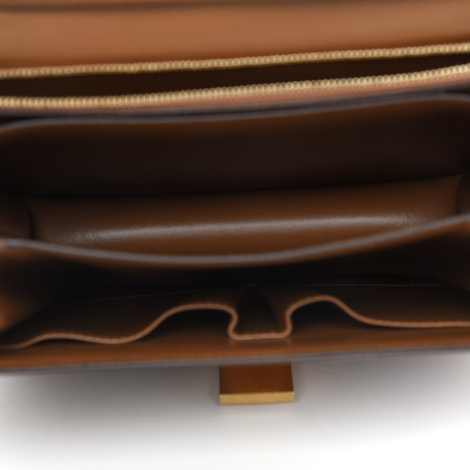 Celine Box Calfskin Medium Classic Box Flap Bag Camel 4 of 8