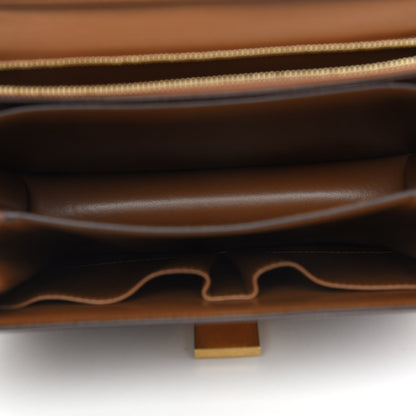 Celine Box Calfskin Medium Classic Box Flap Bag Camel 4 of 8