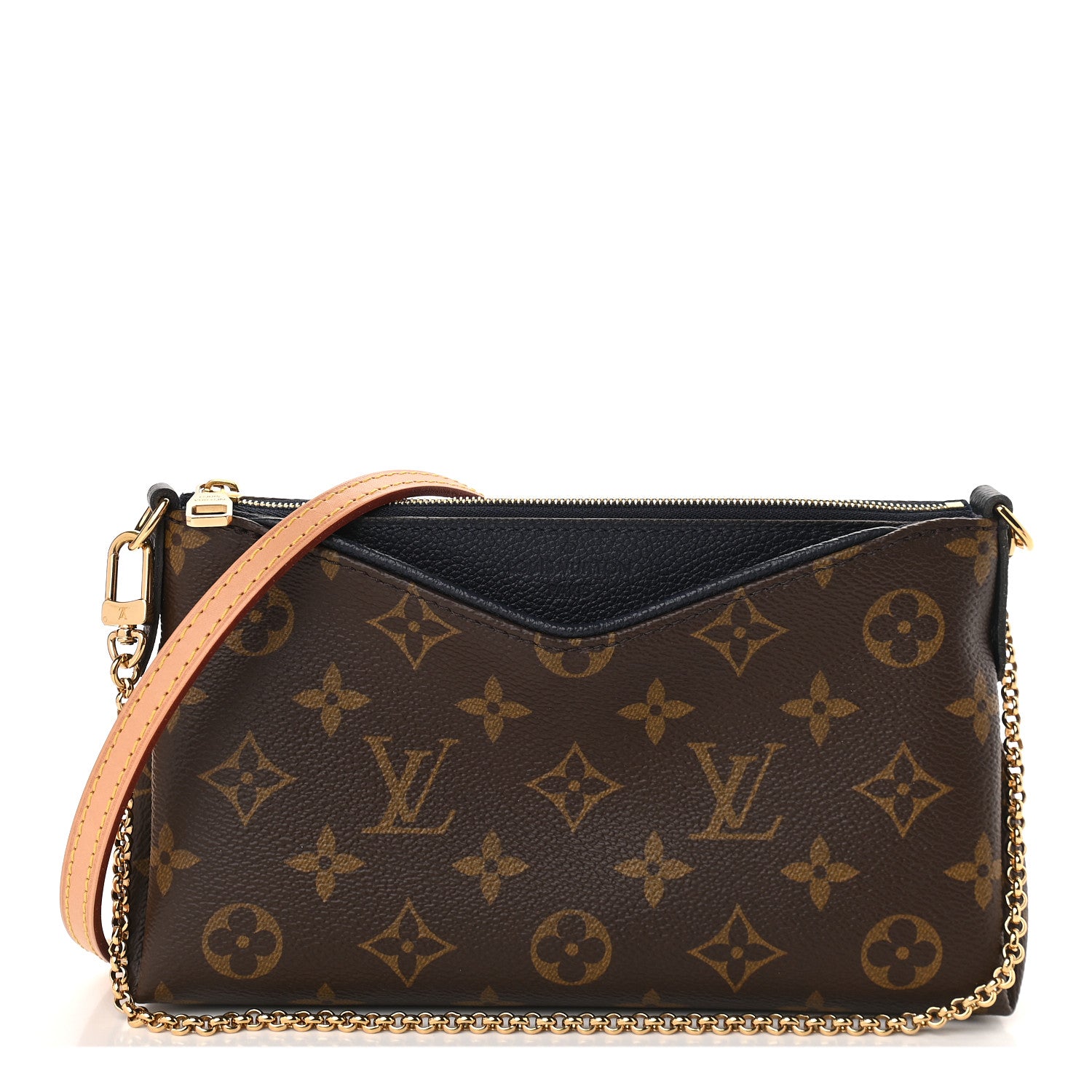 Louis Vuitton Monogram Pallas Clutch Blue Marine 1 of 7