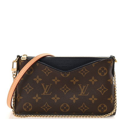 Louis Vuitton Monogram Pallas Clutch Blue Marine 1 of 7