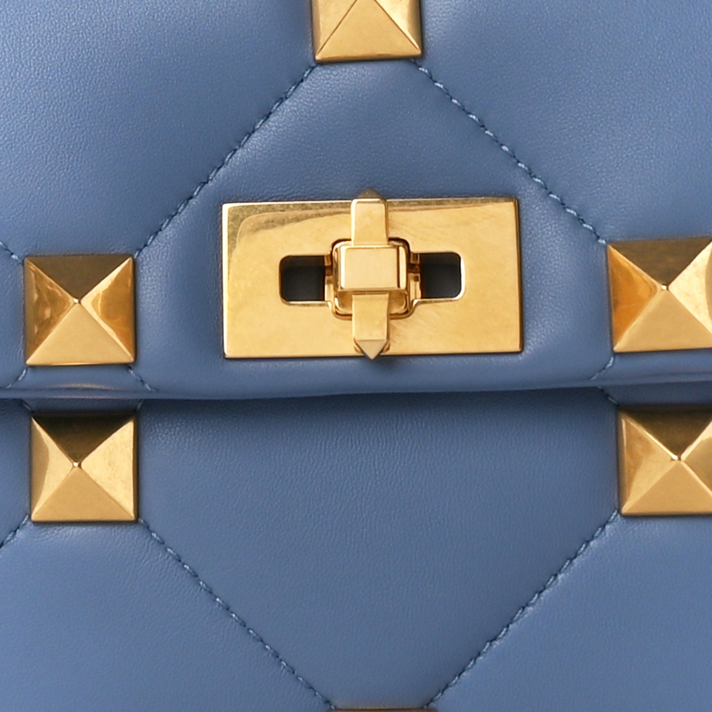 Nappa Medium Roman Stud Shoulder Bag Niagara
