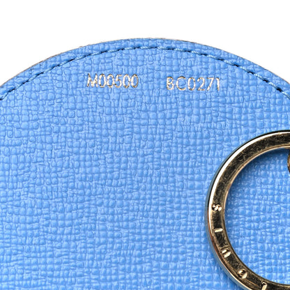 Louis Vuitton Monogram 2021 Christmas Animation China Wall Bag Charm Key Ring Myosotis Blue 4 of 6
