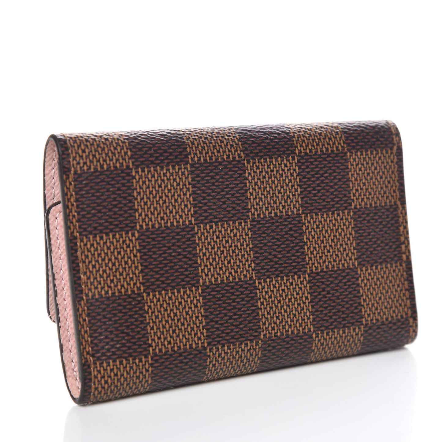 Damier Ebene Multicles 6 Key Holder Rose Ballerine