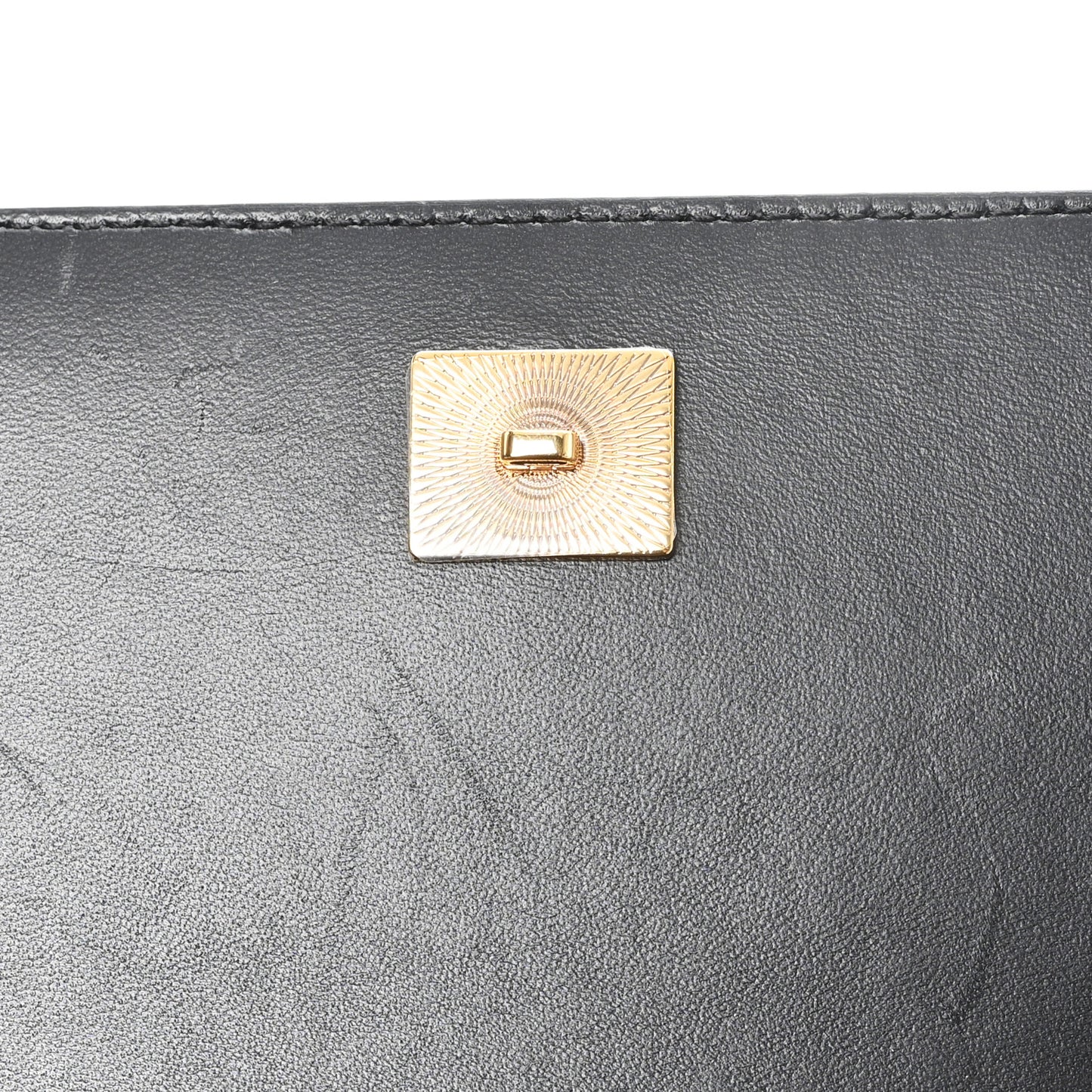 Calfskin Medium Devotion Crossbody Bag Black