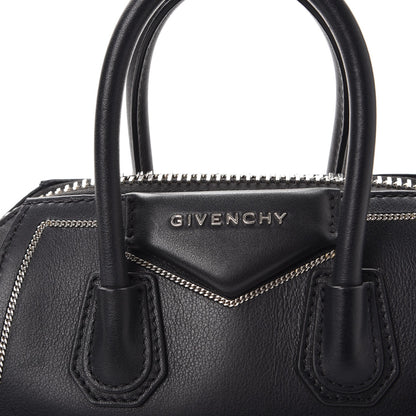 Givenchy Calfskin Chain Detail Mini Antigona Black 8 of 8
