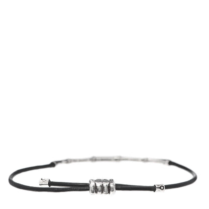 John Hardy Sterling Silver Bamboo Cord Slide Bracelet 3 of 5