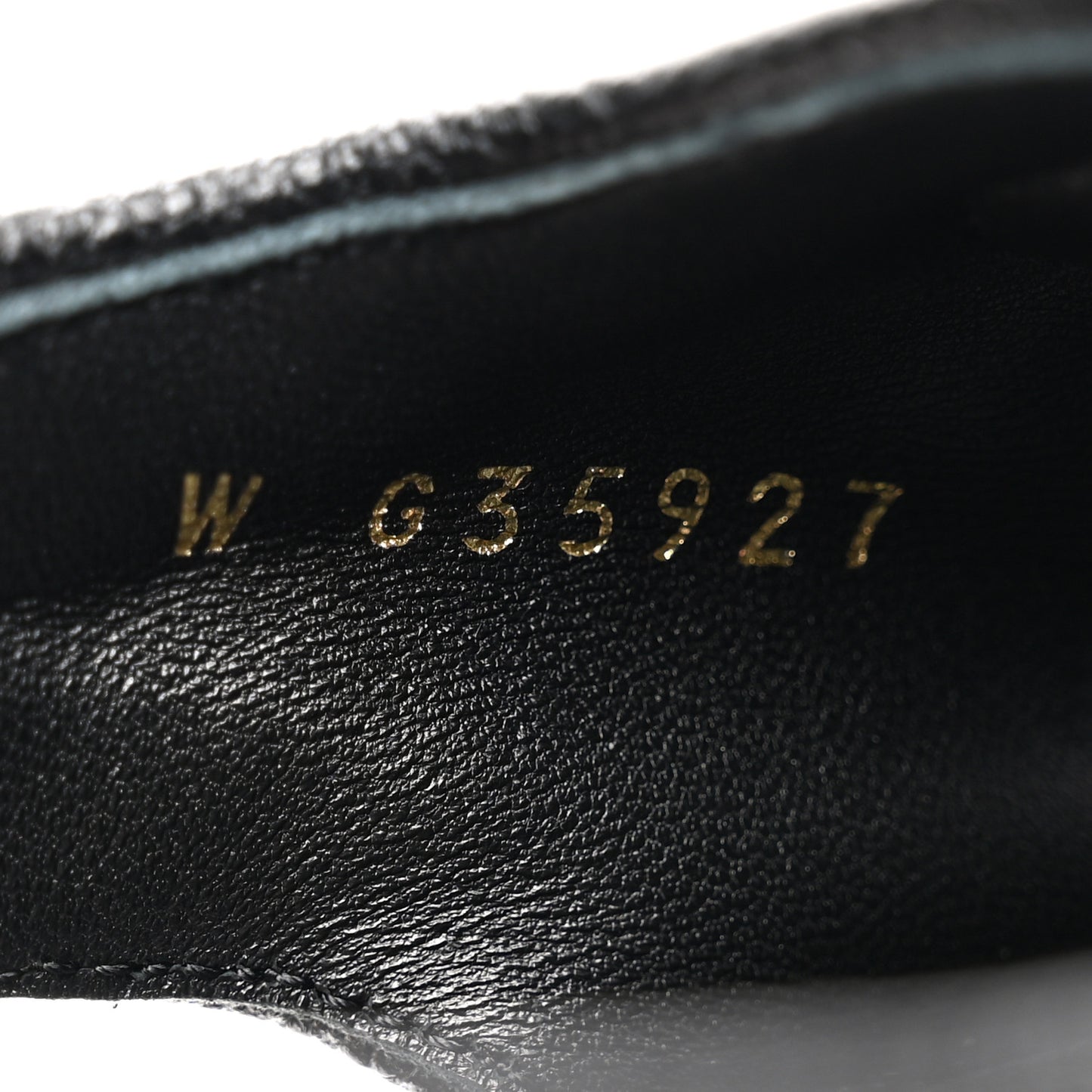 Grained Calfskin Velcro Dad Sandals 38.5 Black