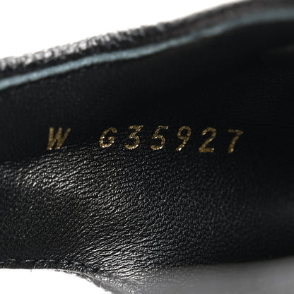 Chanel Grained Calfskin Velcro Dad Sandals 38.5 Black 8 of 11