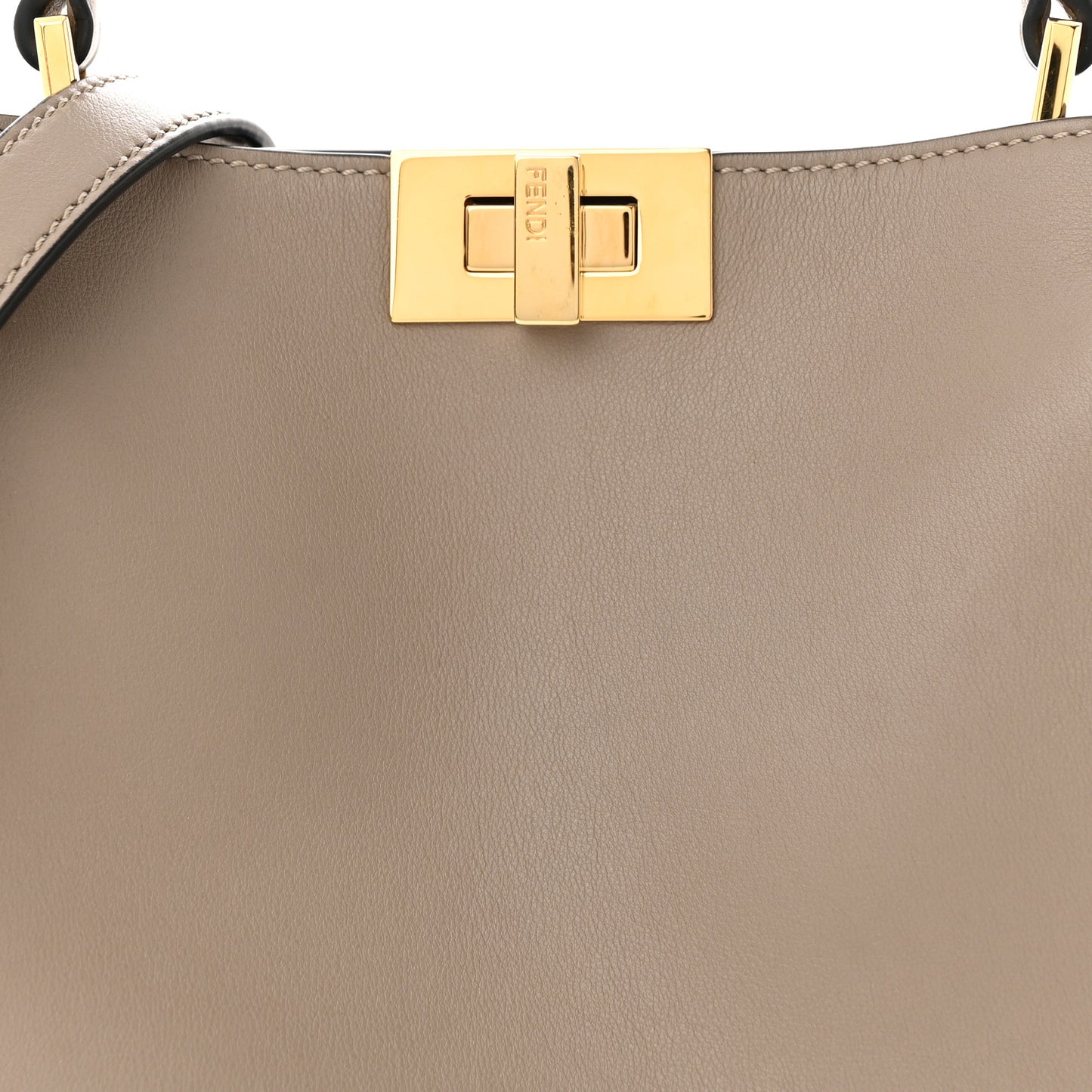 Vitello Tahiti Burro Medium Peekaboo Iconic Essentially Satchel Tortora Black
